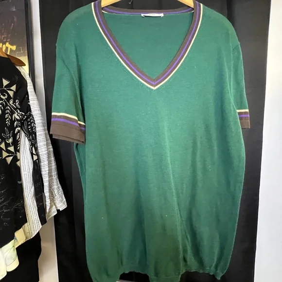 トップス prada/v-neck knit Prada V-Neck Cashmere Sweater Vest - Bergdorf Goodman